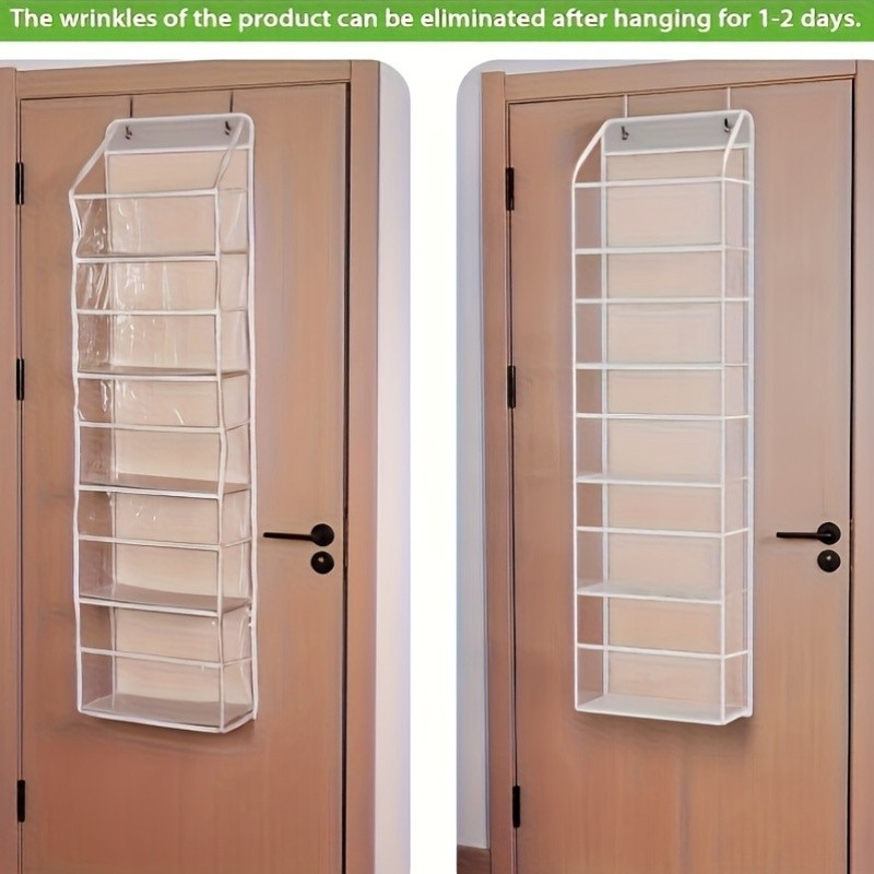 HAOZCL 6-Shelf Over-the-Door Hanging Bathroom Organizer Rack  Versatile Storage for Bathroom, Closet, Pantry, and More