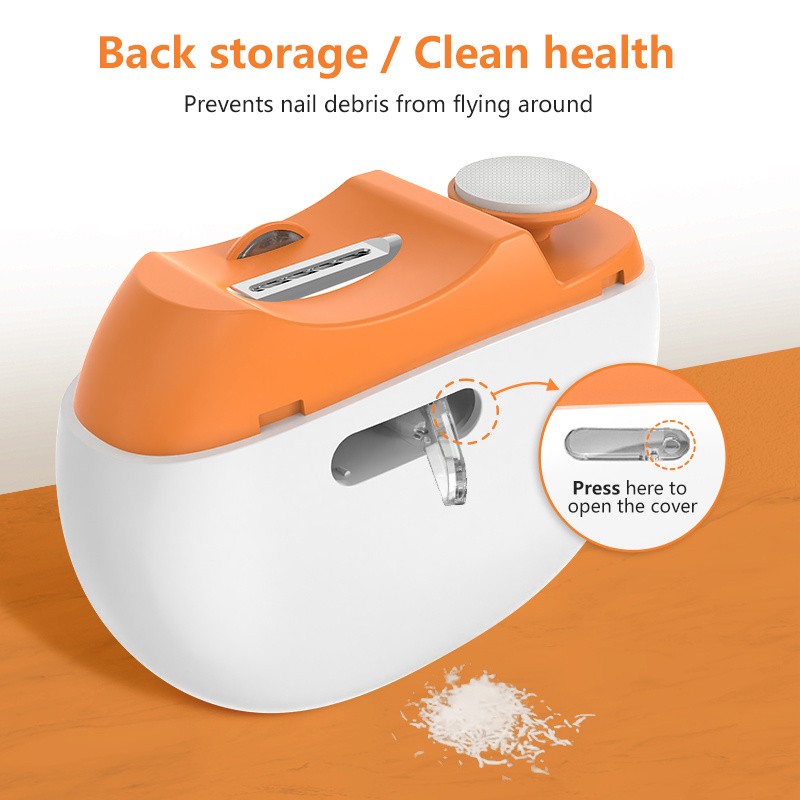 SWOSON Rechargeable Electric Nail Clipper & Polisher