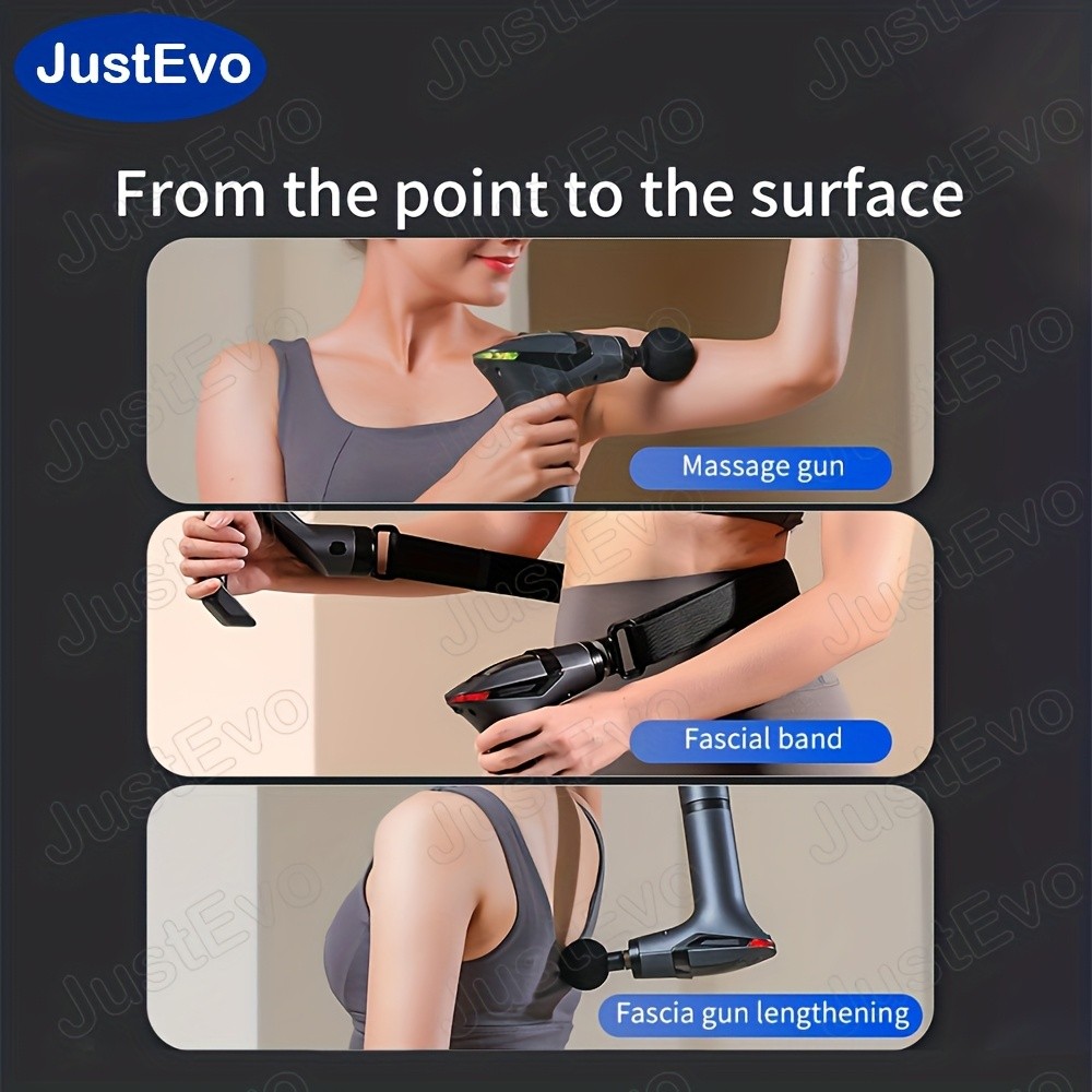 JUSTEVO Upgraded Multifunctional Electric Massage Gun