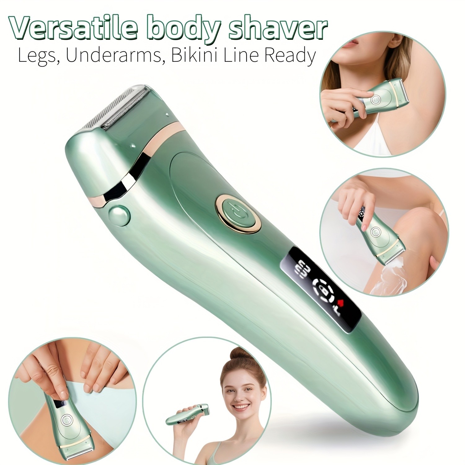 GZHJGOS USB Rechargeable Electric Razor for Women