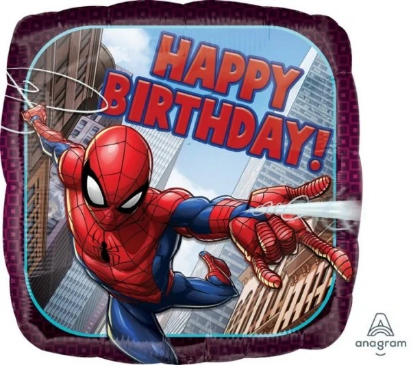 Foil Balloon - Self Sealing Standard Hx Spider-Man (45cm)