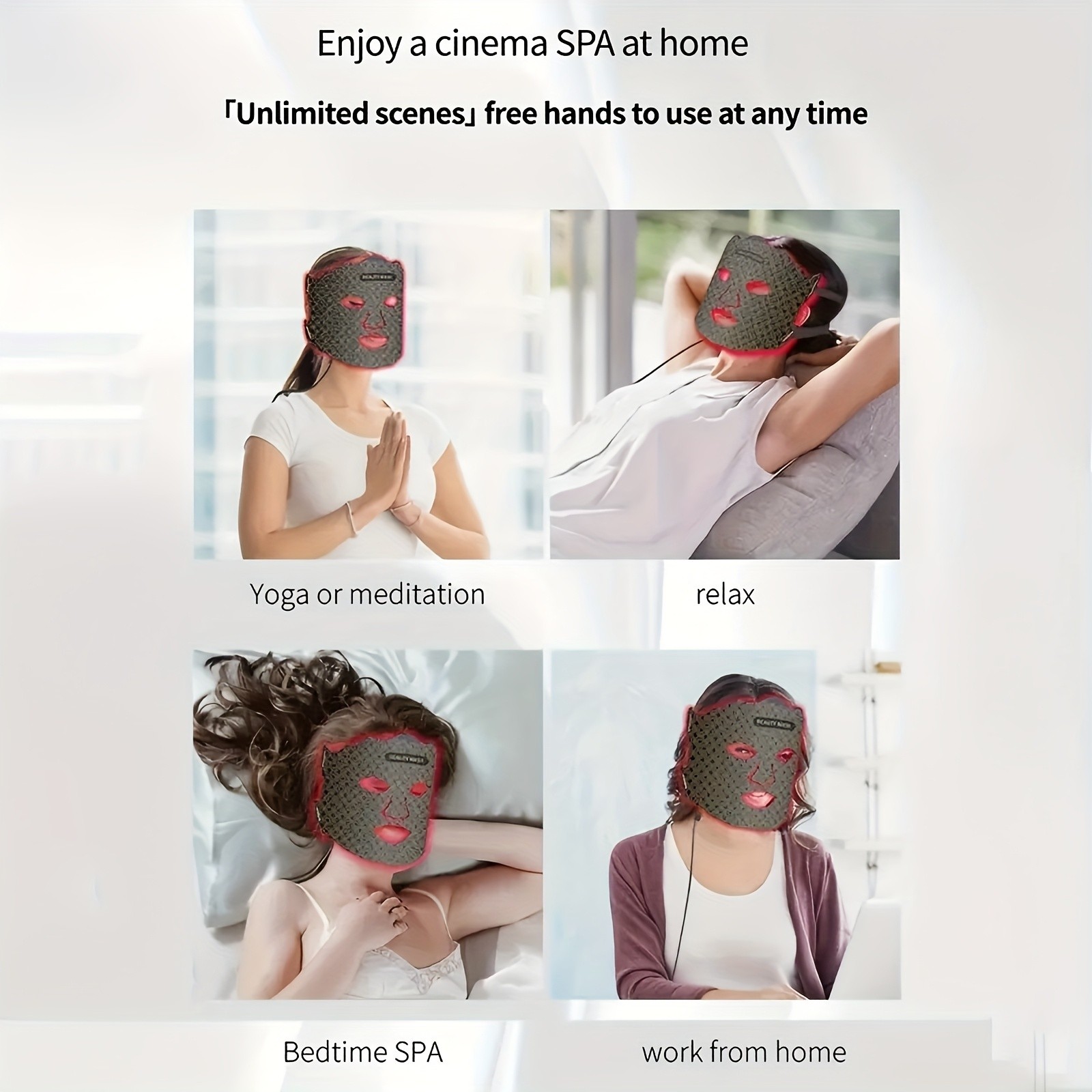 AYYHG LED Neck & Face Mask with Colorful Beauty & Skincare Device