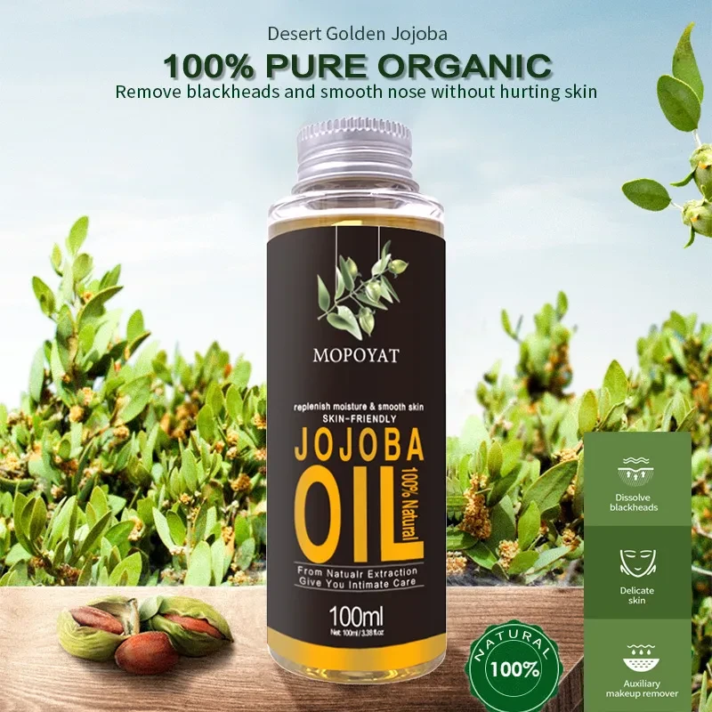 Mopoyat 100% Pure Organic Jojoba Oil