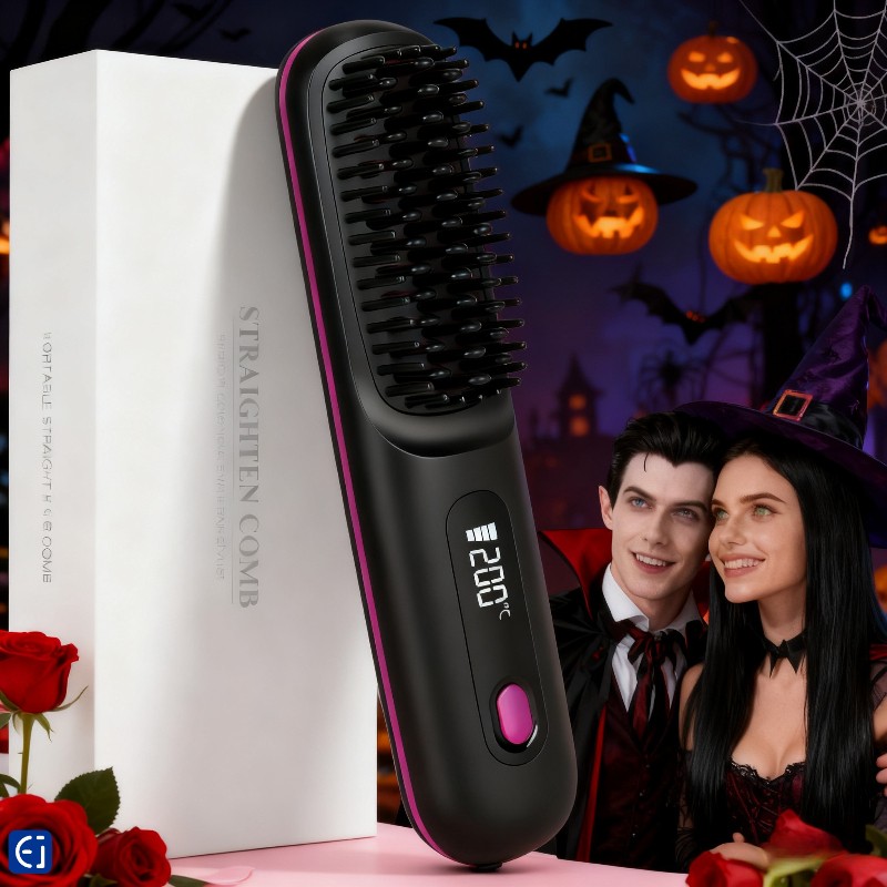 CYJ 2025 Wireless Portable Hair Straightener & Curling Iron