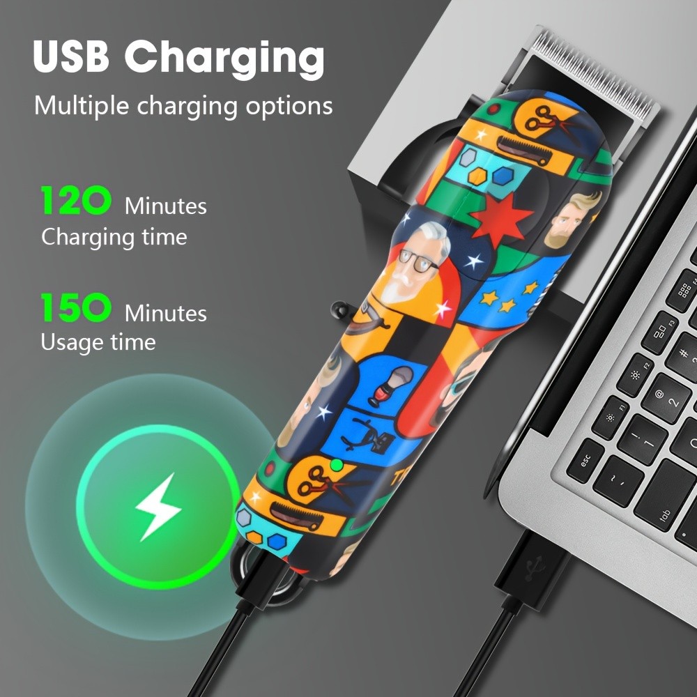 HIENA 3pcs Electric Hair Clipper Set