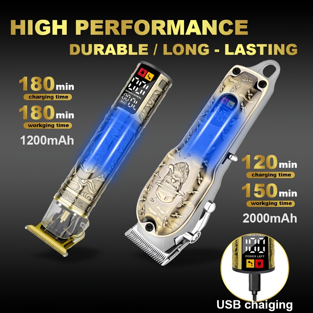 LQT 2pcs Electric Hair Clipper