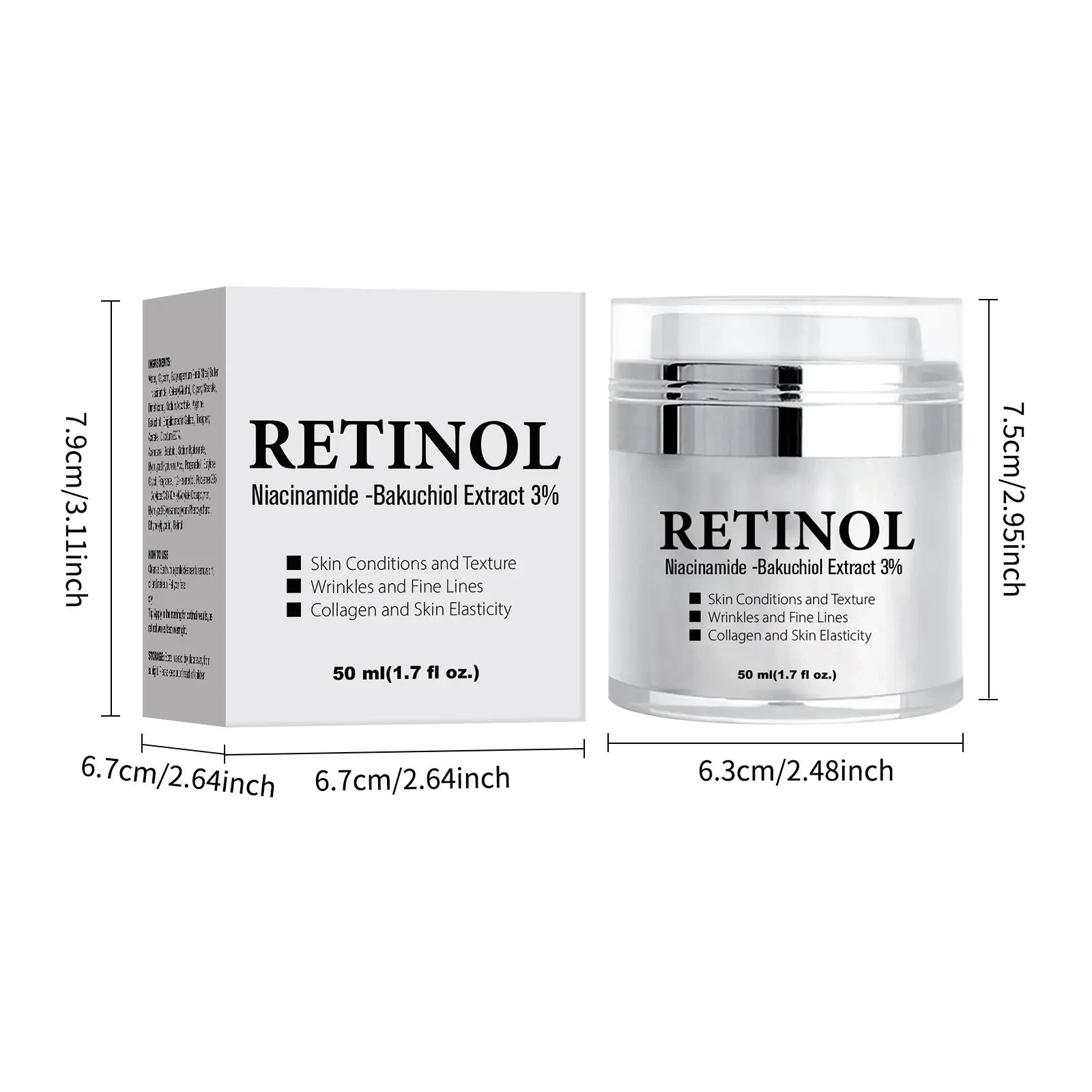 Retinol Niacinamide-Bakuchiol Extract 3% Cream