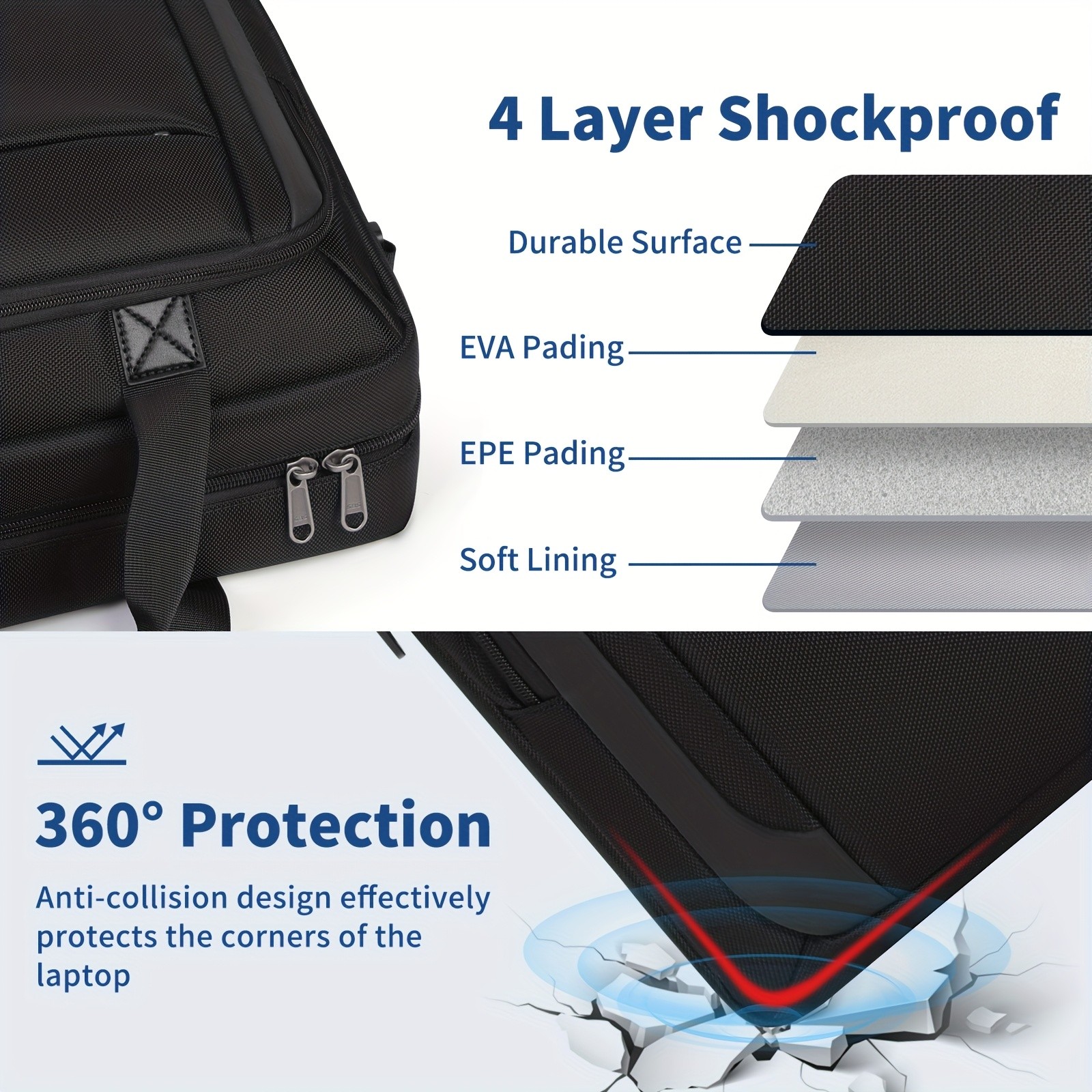 NEWHEY Laptop Bag for Men  Stylish Protection for Your Laptop On-the-Go