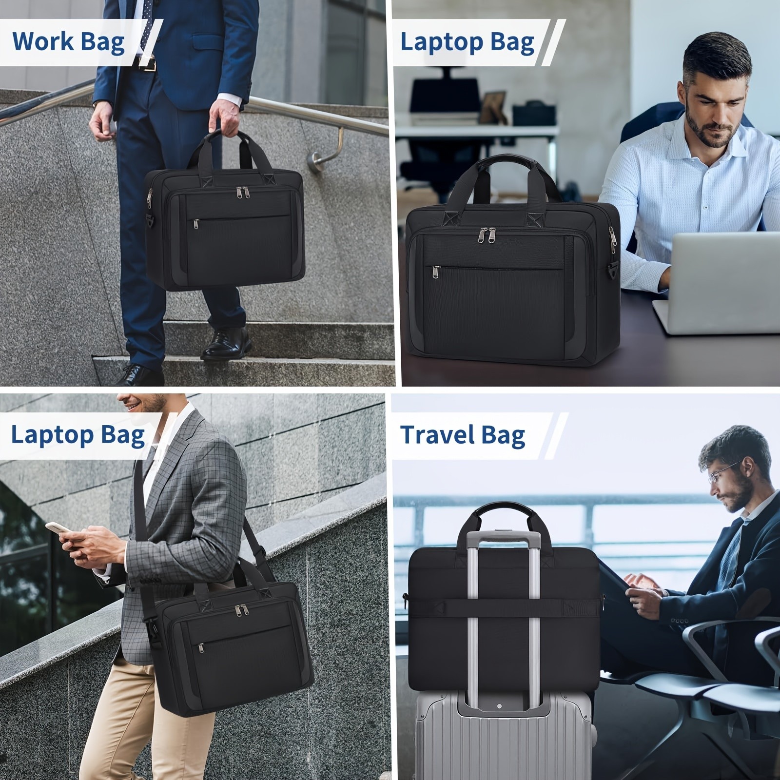 NEWHEY Laptop Bag for Men  Stylish Protection for Your Laptop On-the-Go
