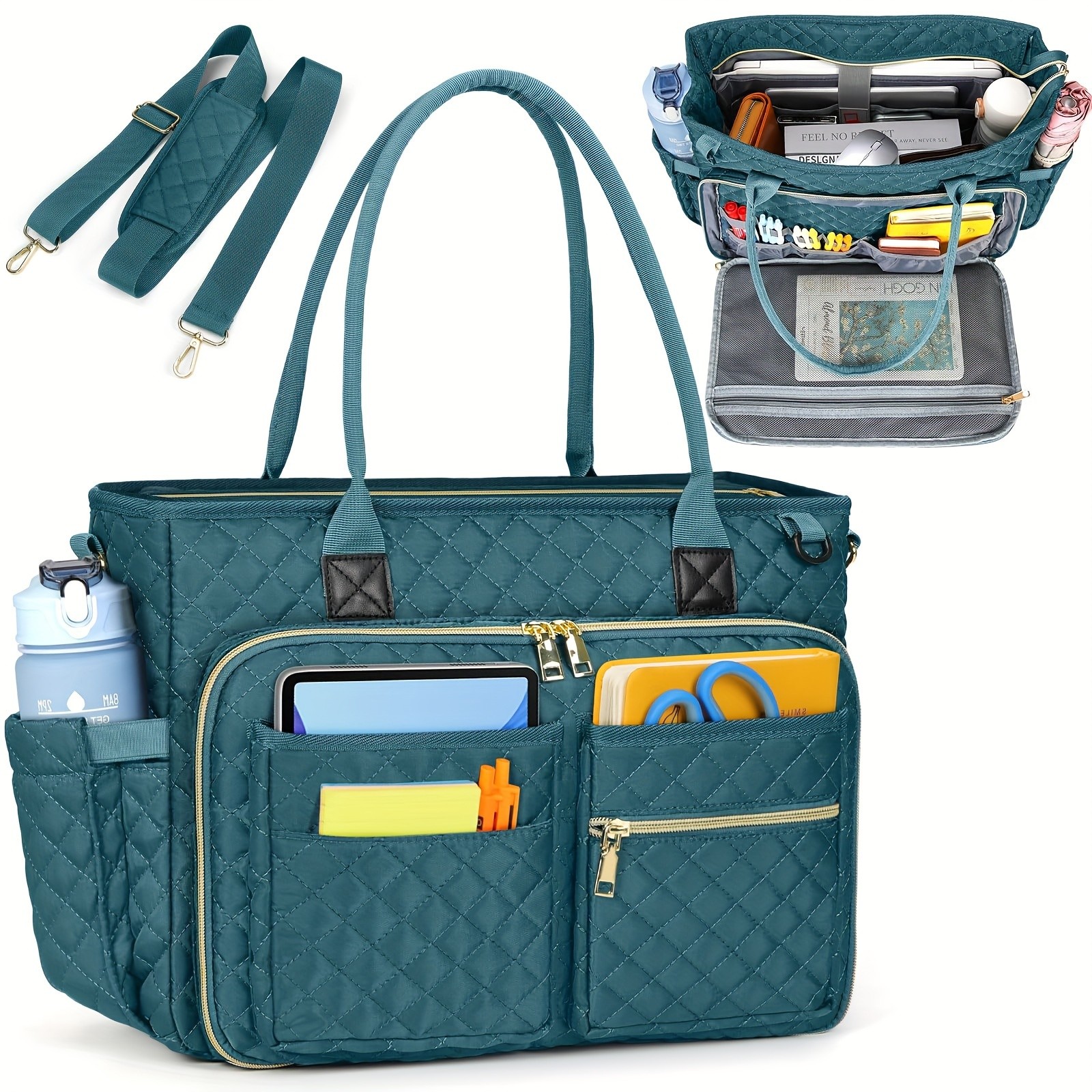 NEWHEY 39.62 cm Laptop Tote Bag for Women Professional, Stylish, and Functional for Work and Travel