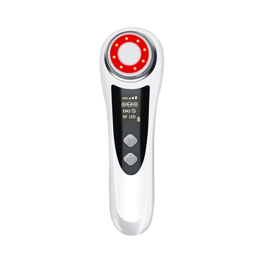 RF & EMS Multi Functional Beauty Devices With Red Blue Light Therapy, Deep Cleansing On Skin Care Tools