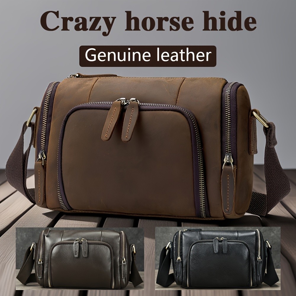 NIUCUNZH Genuine Leather Backpack  Durable, Stylish, and Perfect for Commuting, Travel, and Casual Use