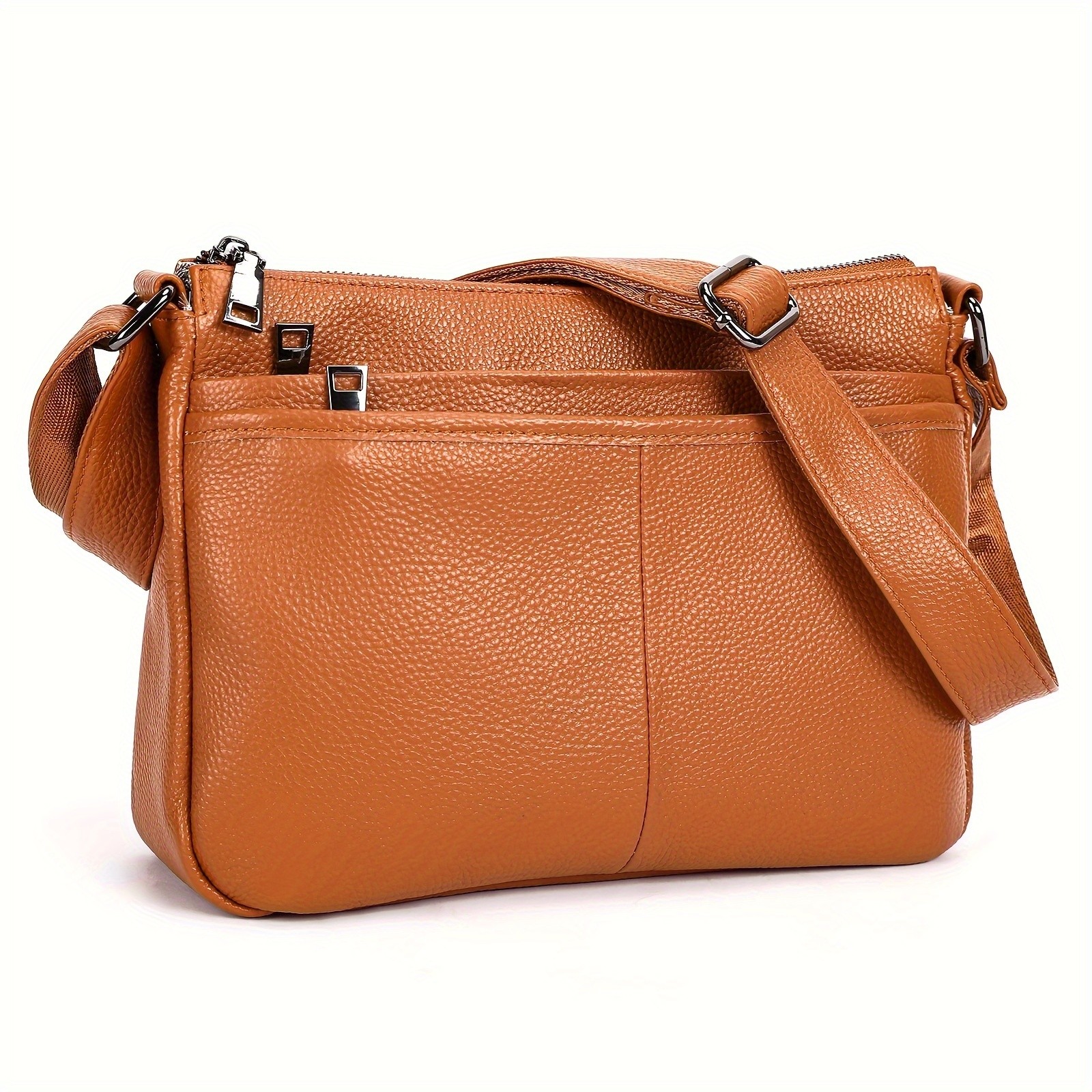 NIUCUNZH Genuine Leather Crossbody Bag Stylish, Durable, and Perfect for Everyday Use