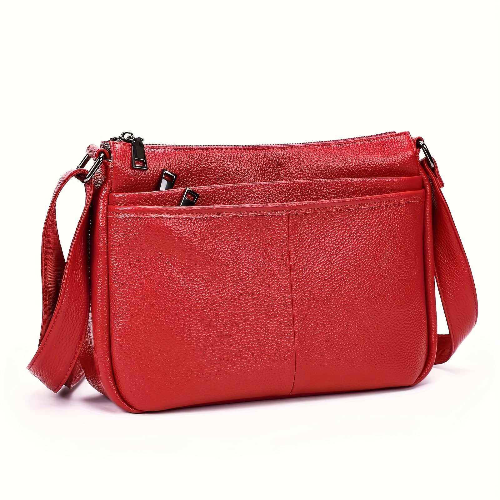 NIUCUNZH Genuine Leather Crossbody Bag Stylish, Durable, and Perfect for Everyday Use