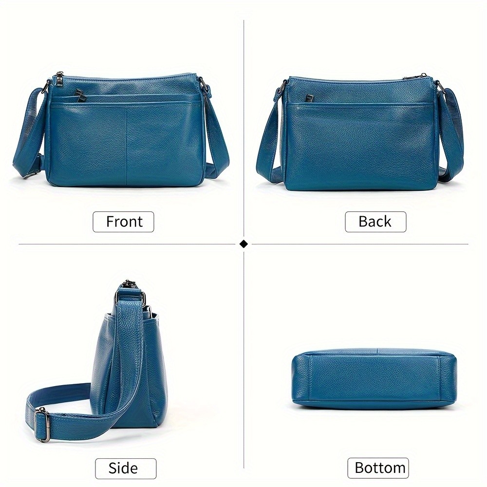 NIUCUNZH Genuine Leather Crossbody Bag Stylish, Durable, and Perfect for Everyday Use