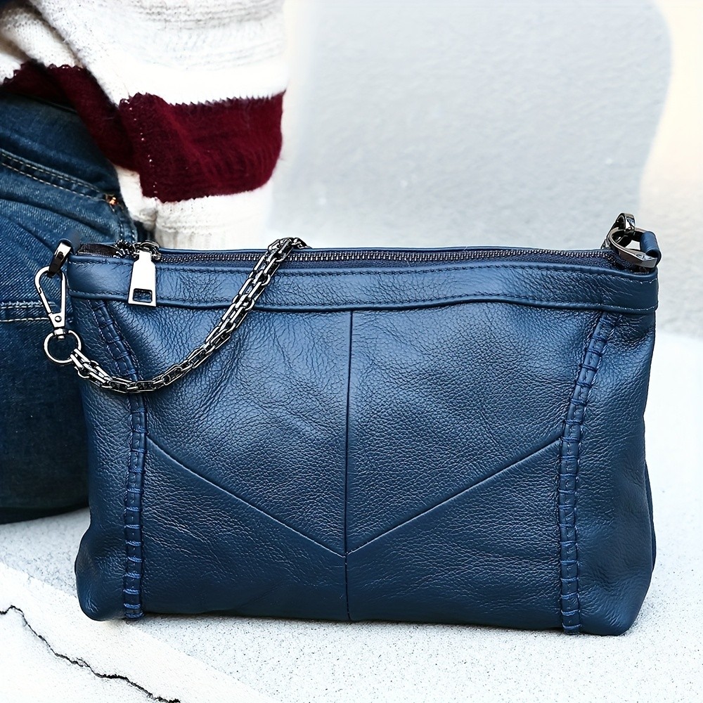 NIUCUNZH Genuine Leather Crossbody Bag for Men & Women  Stylish, Durable, and Perfect for Daily Use and Commuting