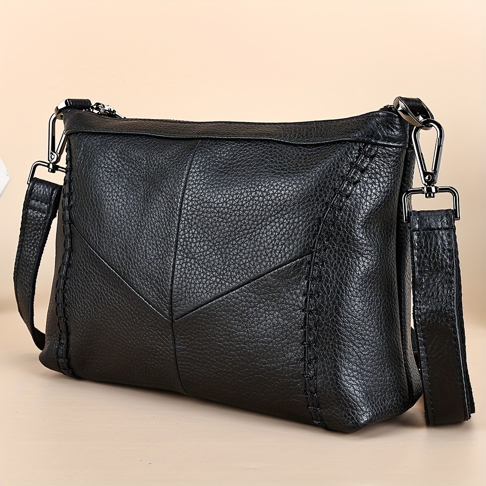 NIUCUNZH Genuine Leather Crossbody Bag for Men & Women  Stylish, Durable, and Perfect for Daily Use and Commuting