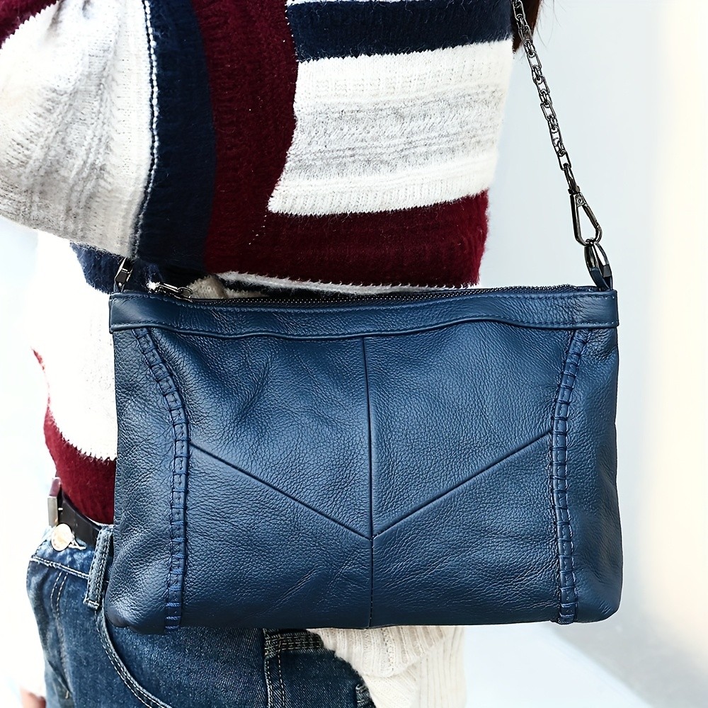 NIUCUNZH Genuine Leather Crossbody Bag for Men & Women  Stylish, Durable, and Perfect for Daily Use and Commuting