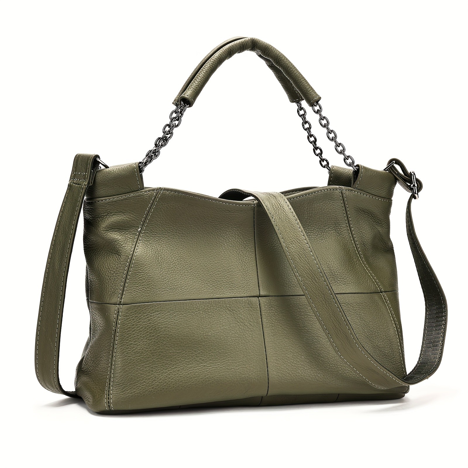 NIUCUNZH Genuine Leather Handbag Versatile, Stylish, and Ideal for Work, Travel, and Everyday Use