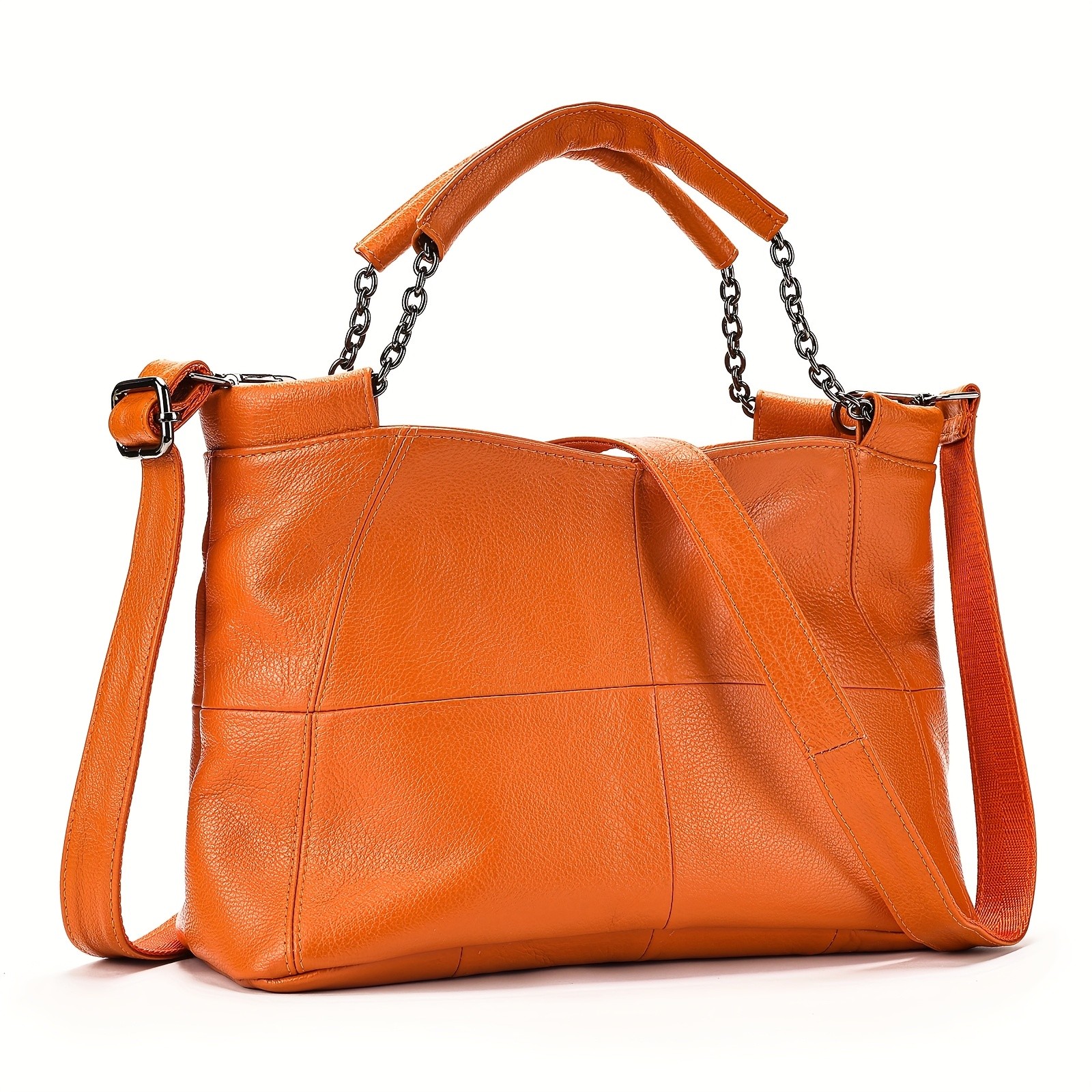 NIUCUNZH Genuine Leather Handbag Versatile, Stylish, and Ideal for Work, Travel, and Everyday Use