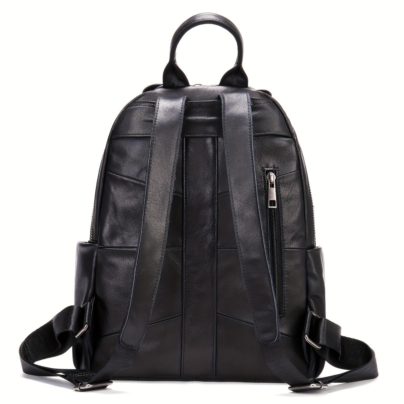 NIUCUNZH Genuine Leather Unisex Backpack  Durable, Spacious, and Perfect for Travel, Commute, and Daily Use