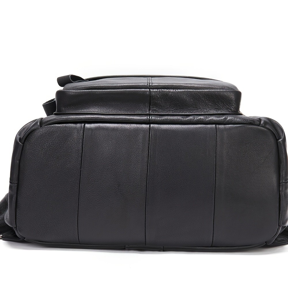 NIUCUNZH Genuine Leather Unisex Backpack  Durable, Spacious, and Perfect for Travel, Commute, and Daily Use