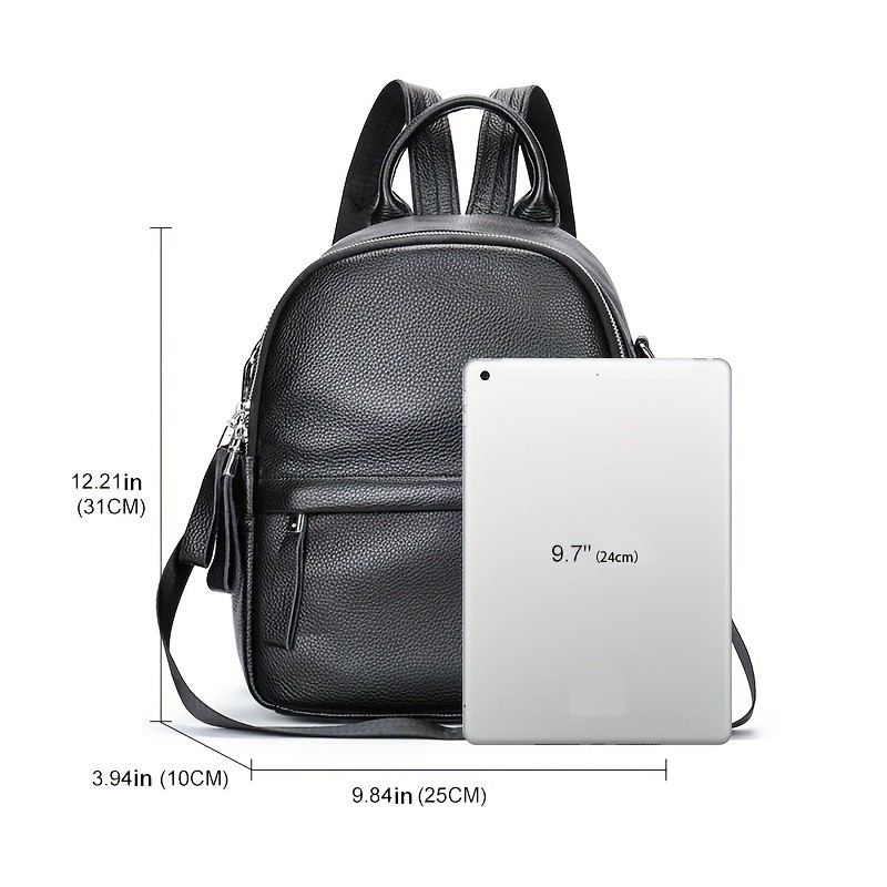 NIUCUNZH Womens Genuine Leather Backpack Stylish, Spacious, and Perfect for Travel, School, and Commuting