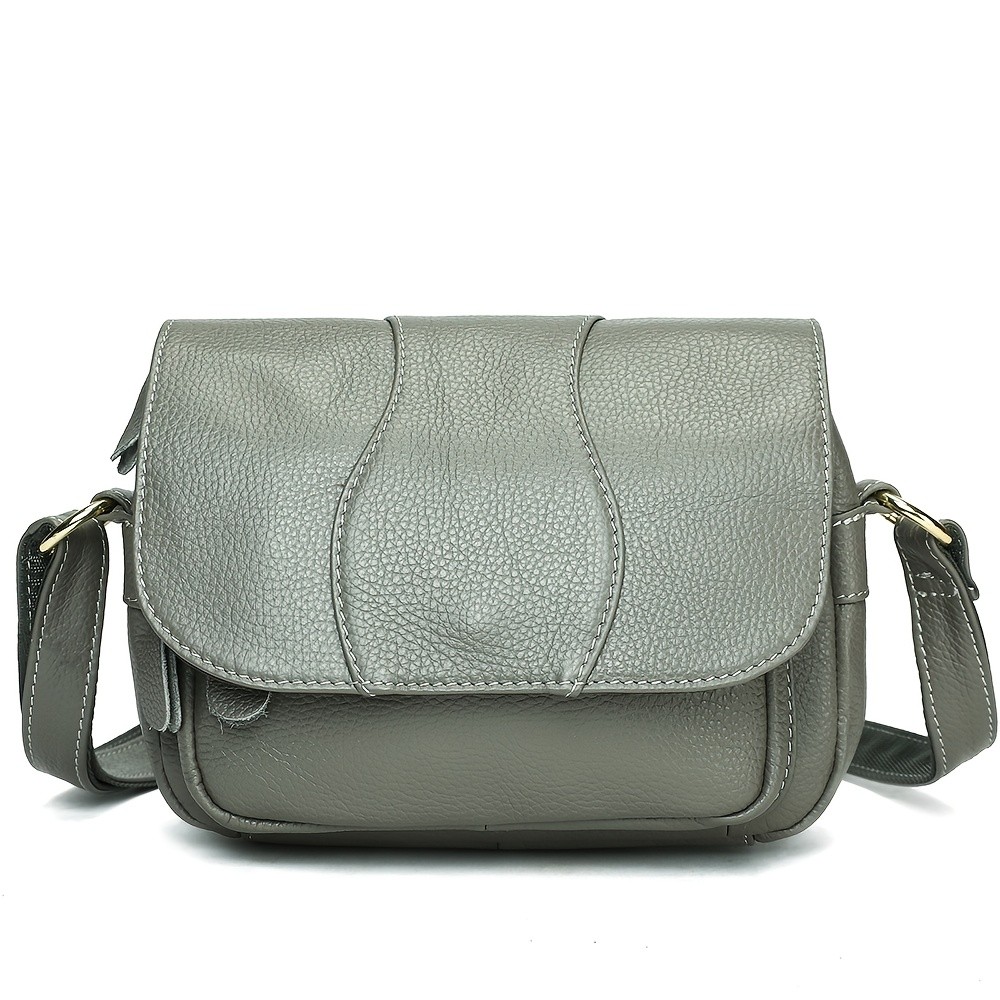 NIUCUNZH Unisex Genuine Leather Crossbody Bag  Versatile, Durable, and Stylish for Daily Use and Travel