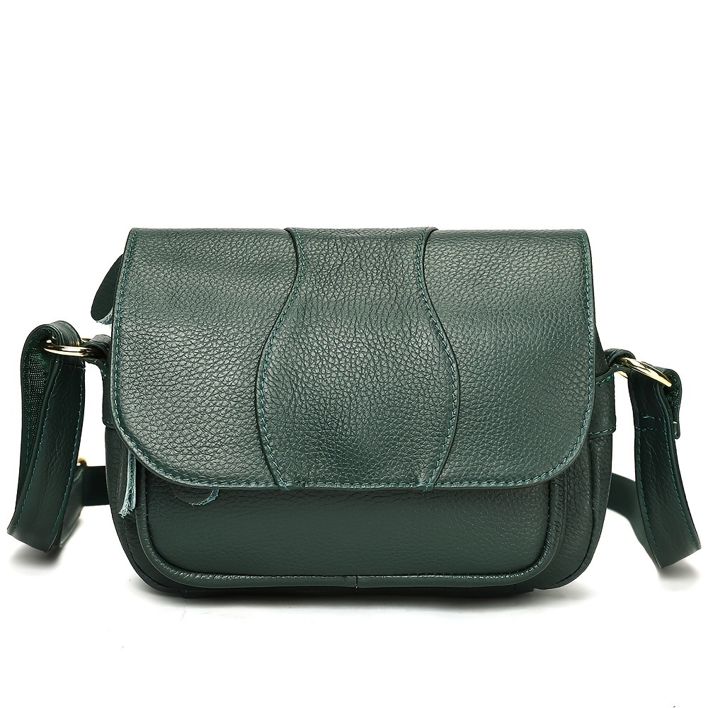 NIUCUNZH Unisex Genuine Leather Crossbody Bag  Versatile, Durable, and Stylish for Daily Use and Travel