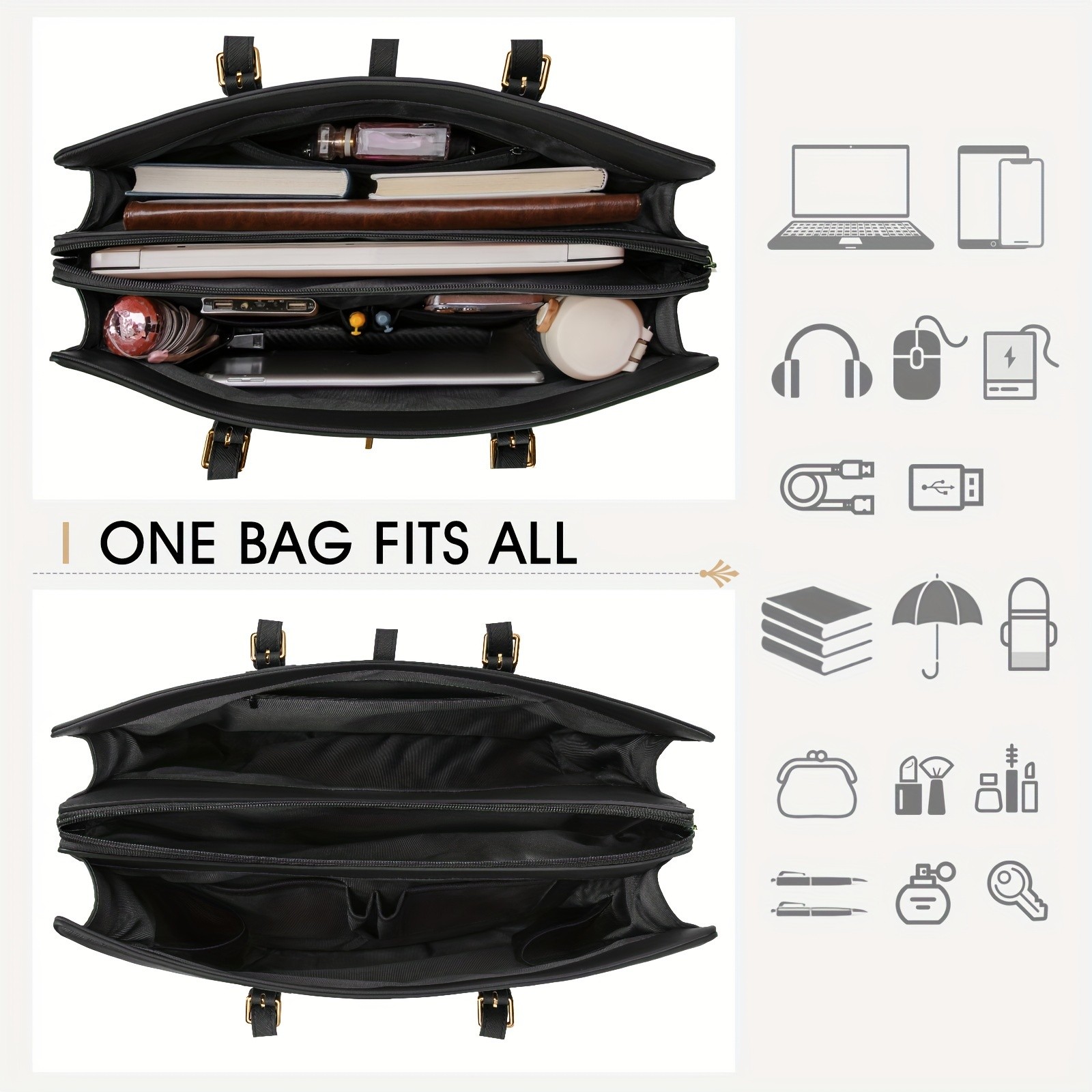 IGOLUMON Laptop Bag for Women  Stylish, Professional, and Perfect for Work and Business