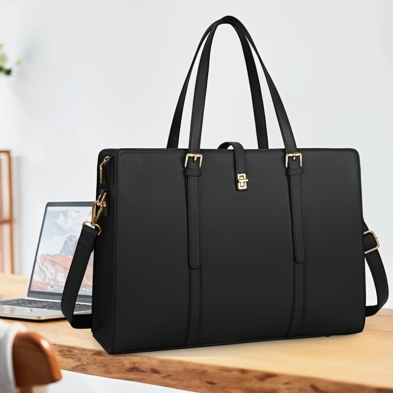 IGOLUMON Womens 39.62 cm Laptop Tote Bag Stylish, Spacious, and Perfect for Work, Business, and Travel