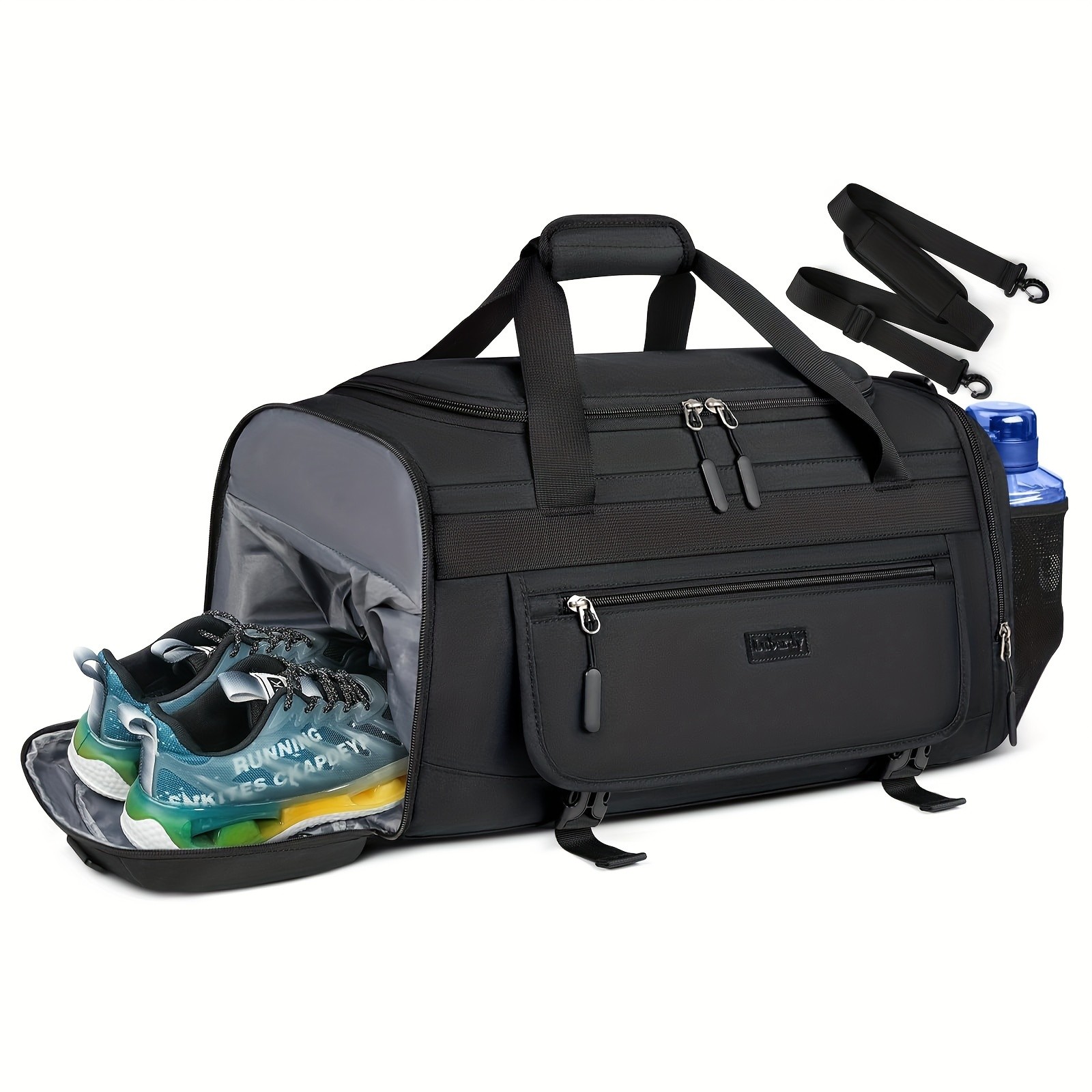 IGOLUMON Mens 40L-55L Fitness Bag  Spacious, Durable, and Perfect for Gym, Travel, and Sports Enthusiasts
