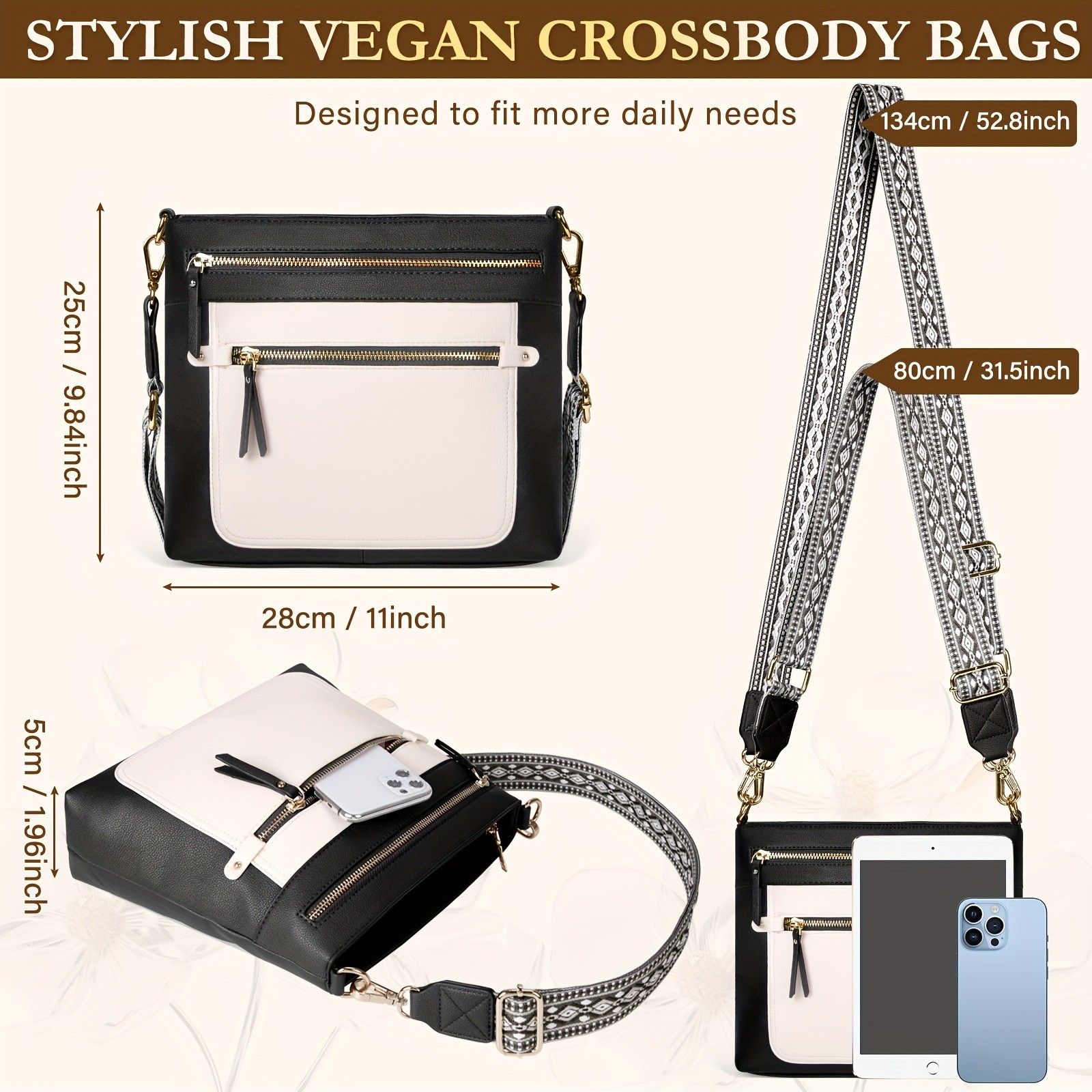 IGOLUMON Womens Crossbody Bag  Stylish, Versatile, and Perfect for Everyday Use