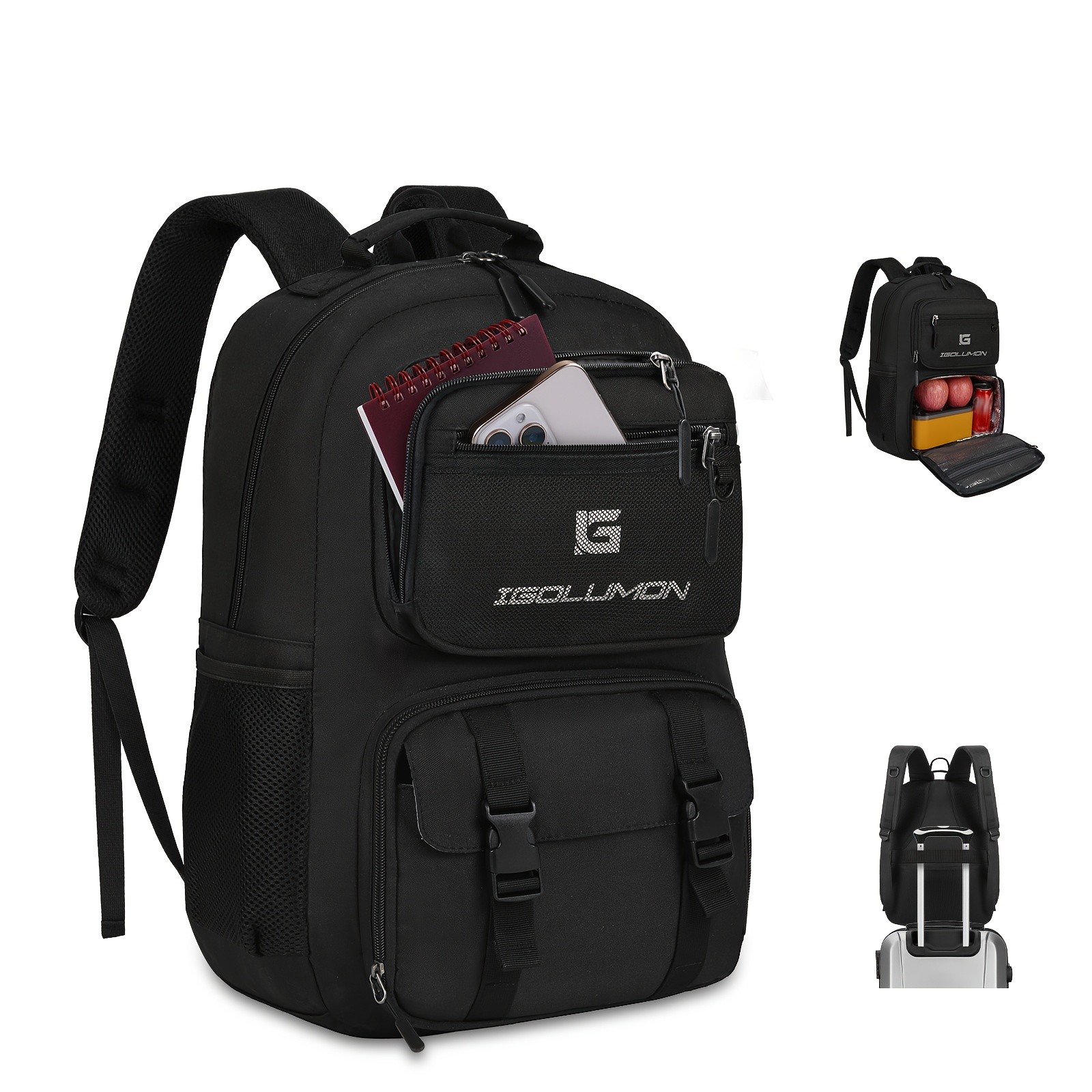 IGOLUMON Laptop Backpack 39.62 cm  Stylish, Functional, and Perfect for Work, College, and Travel