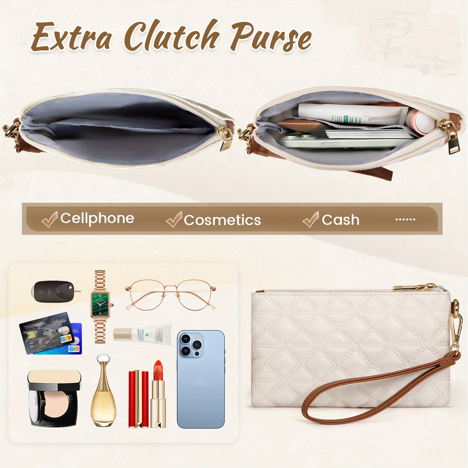 IGOLUMON Womens 39.62 cm Vegan PU Leather Laptop Tote Bag  Stylish, TSA-Compliant, and Perfect for Work, College, and Travel