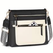 IGOLUMON Womens Crossbody Bag with Adjustable Strap  Lightweight Handbag with Golden-Tone Hardware for Casual & Formal Use
