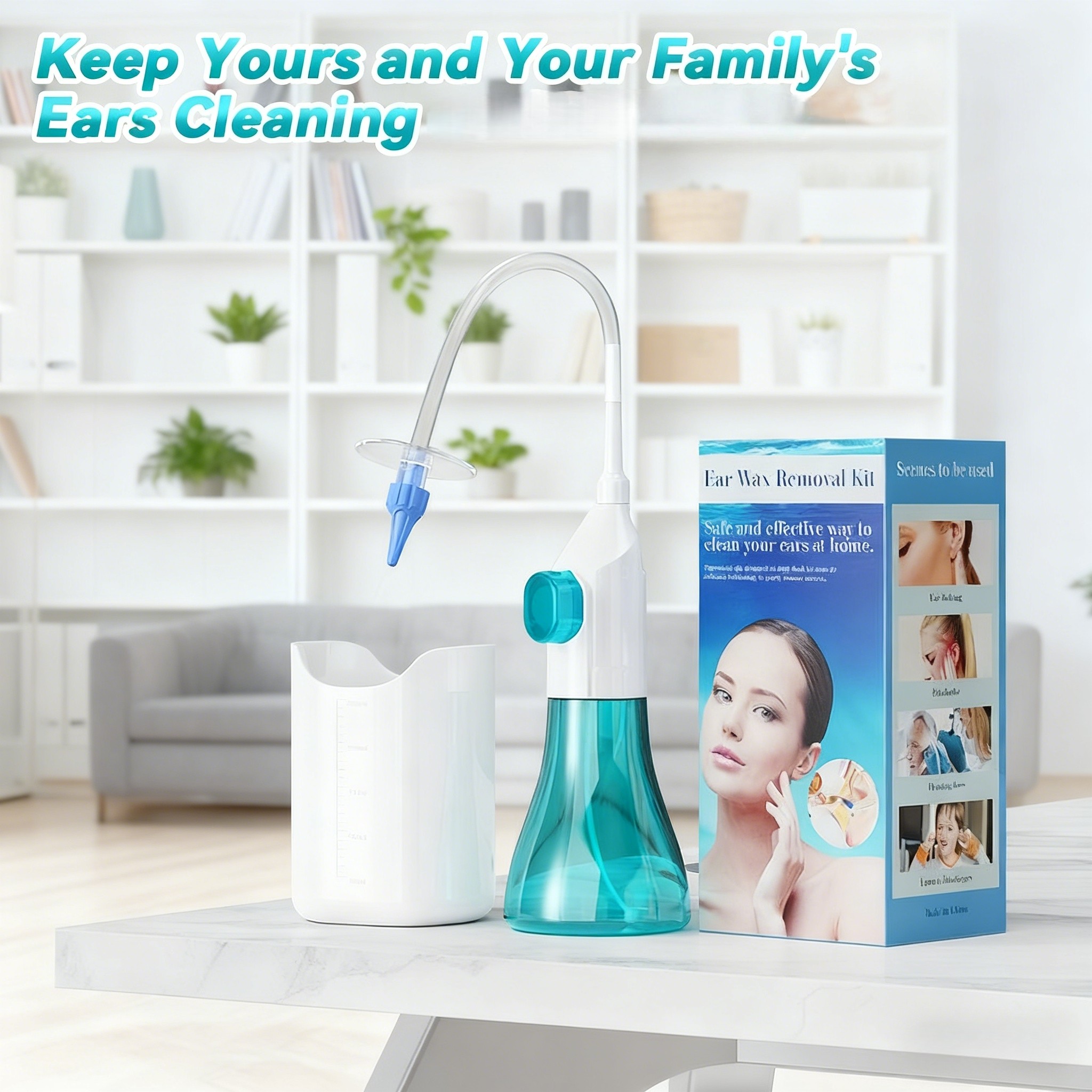 ANYDEAR Manual Ear Irrigator with Ear Scoop