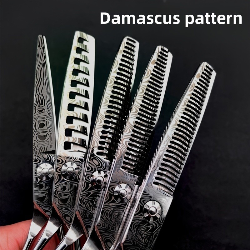 TINMARDA Damascus Pattern Professional Hair Cutting Scissors