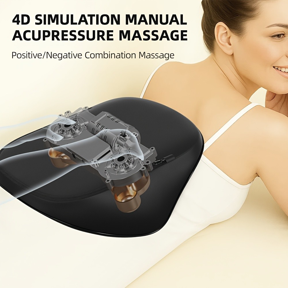 HOMEMASSA Cordless Full Body Massager with Heating & Automatic Modes