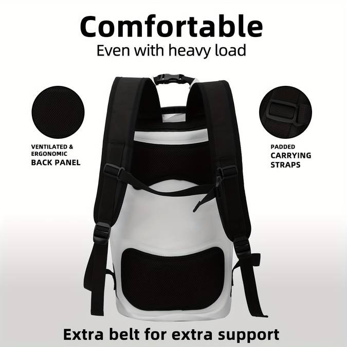 35L High-Quality Backpack  Large Capacity Dry Bag for Beach, Hiking, Kayaking, and Surfing