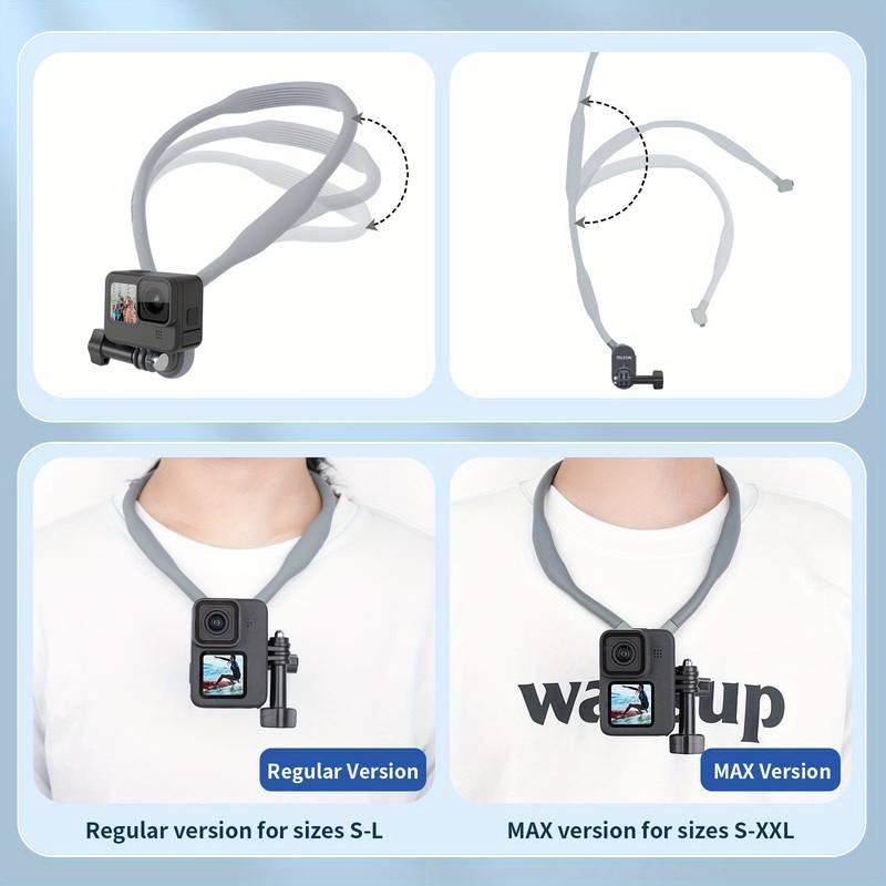 TELESIN Taixun Sports Camera Magnetic Neck Hanger  Compatible with GoPro and Dajiang Action Cameras