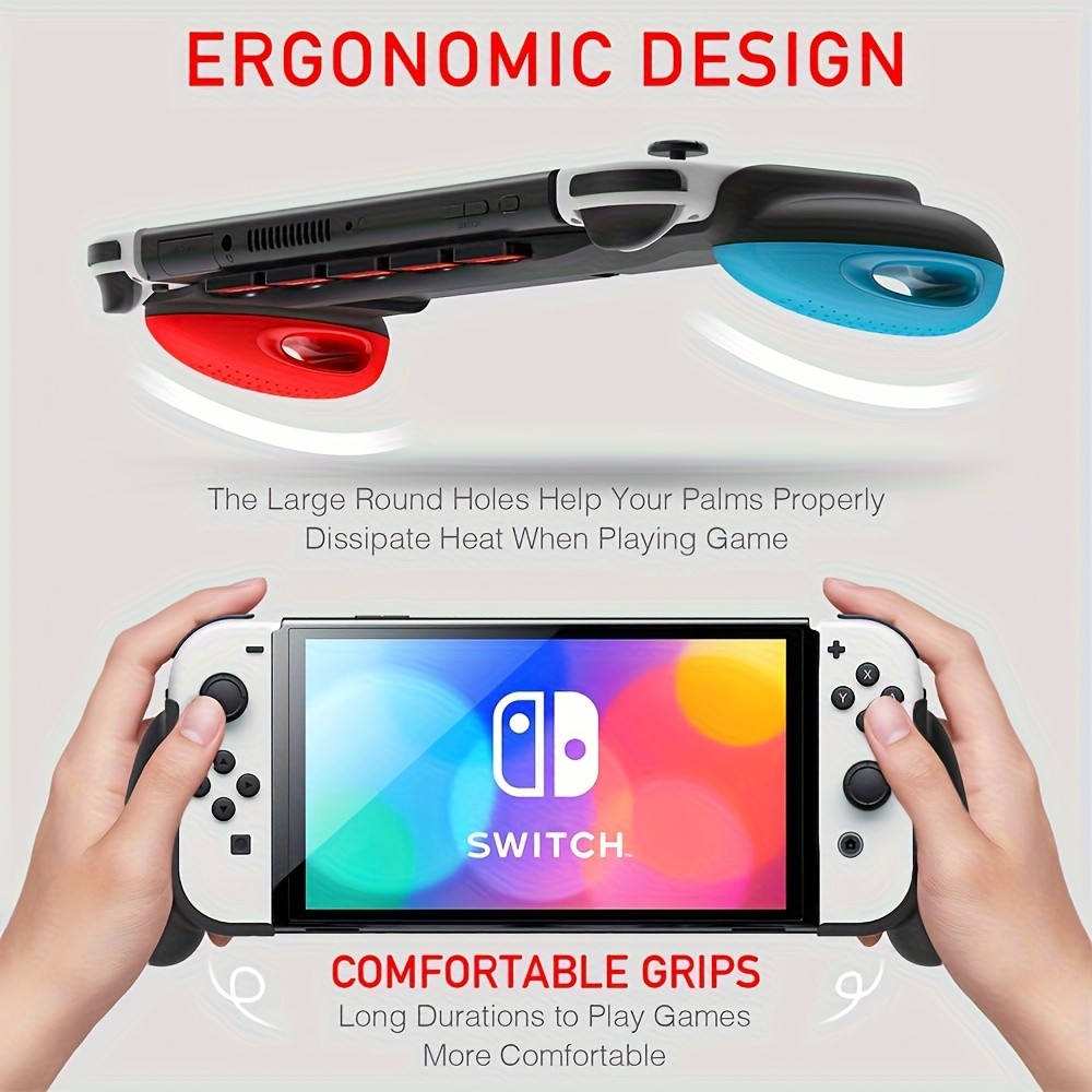 VISNFA Ergonomic Nintendo Switch Grips
