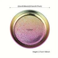 Tiartisan 800ml Pure Titanium Dinner Plate  Multi-Functional Lightweight Round Plate for Camping, Travel, and Home Use