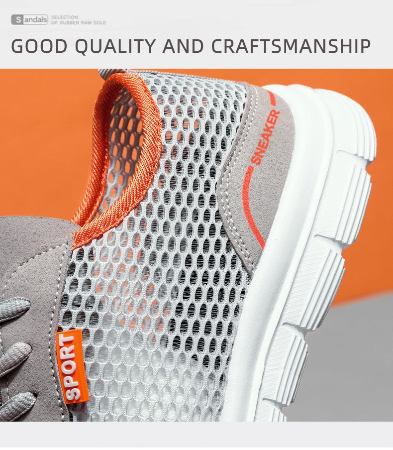 Tenis Sport Men Sneakers Summer Mesh Running Shoes Lightweight and Breathable