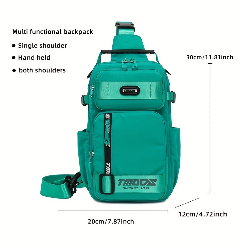 TMOOS Unisex Fashion Anti-Theft Crossbody Bag