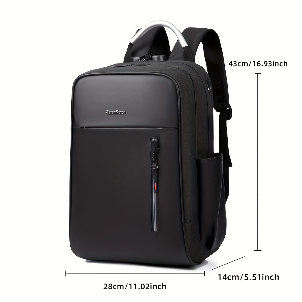 TMOOS Unisex Anti-Theft Lockable Backpack