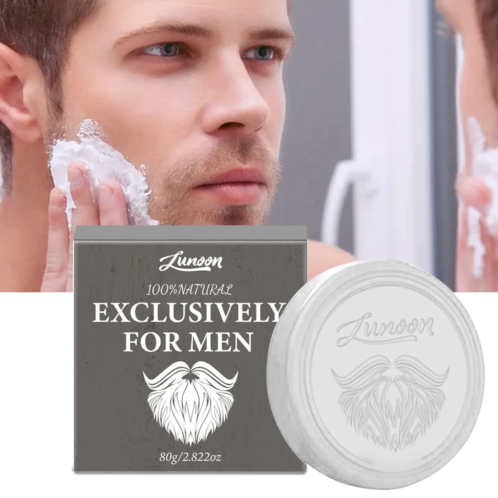 Kunoon 100% Natural Men's Facial Soap