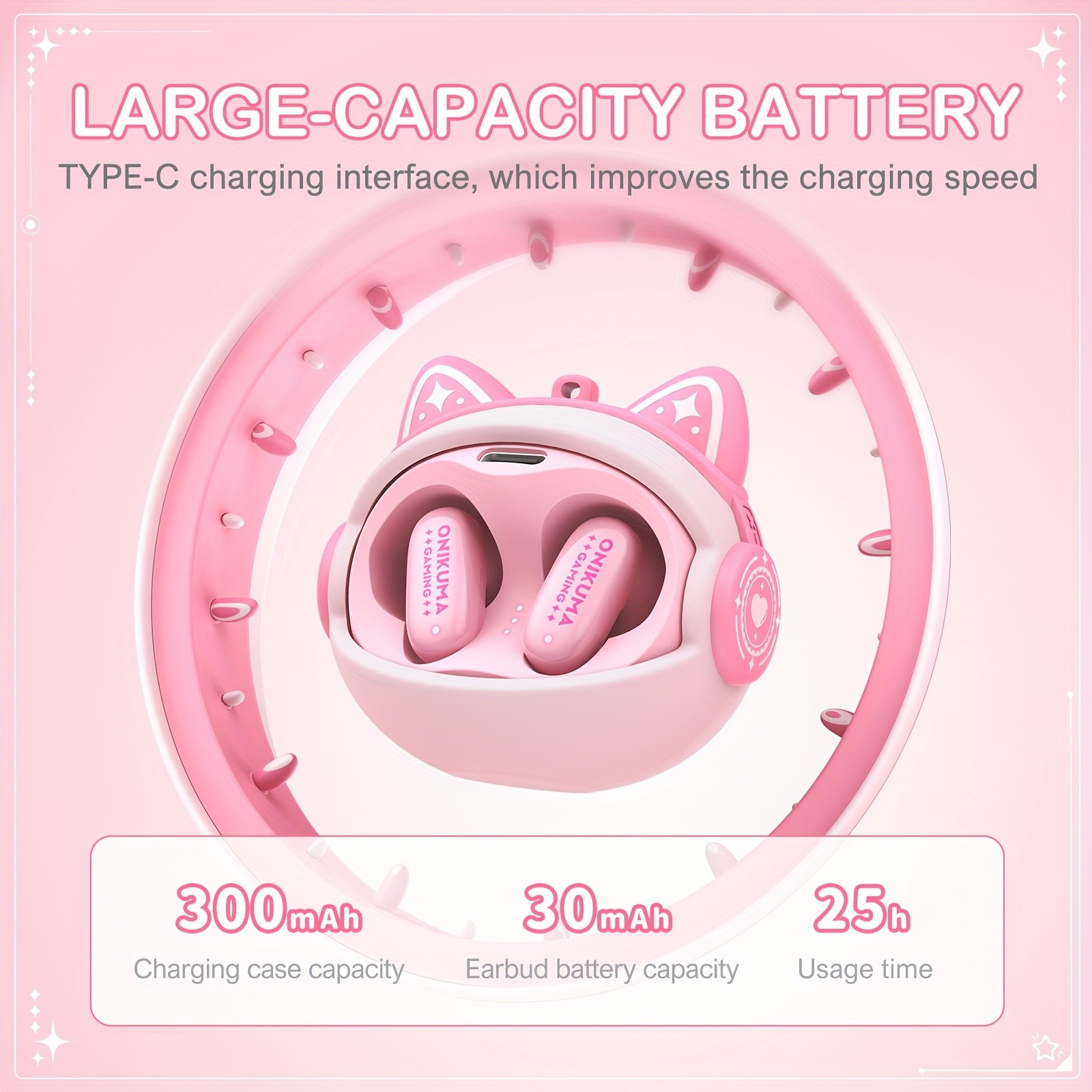 ONIKUMA TX603 New Face-Changing Wireless Headphones  Stylish, Touch Control, and Customizable Design