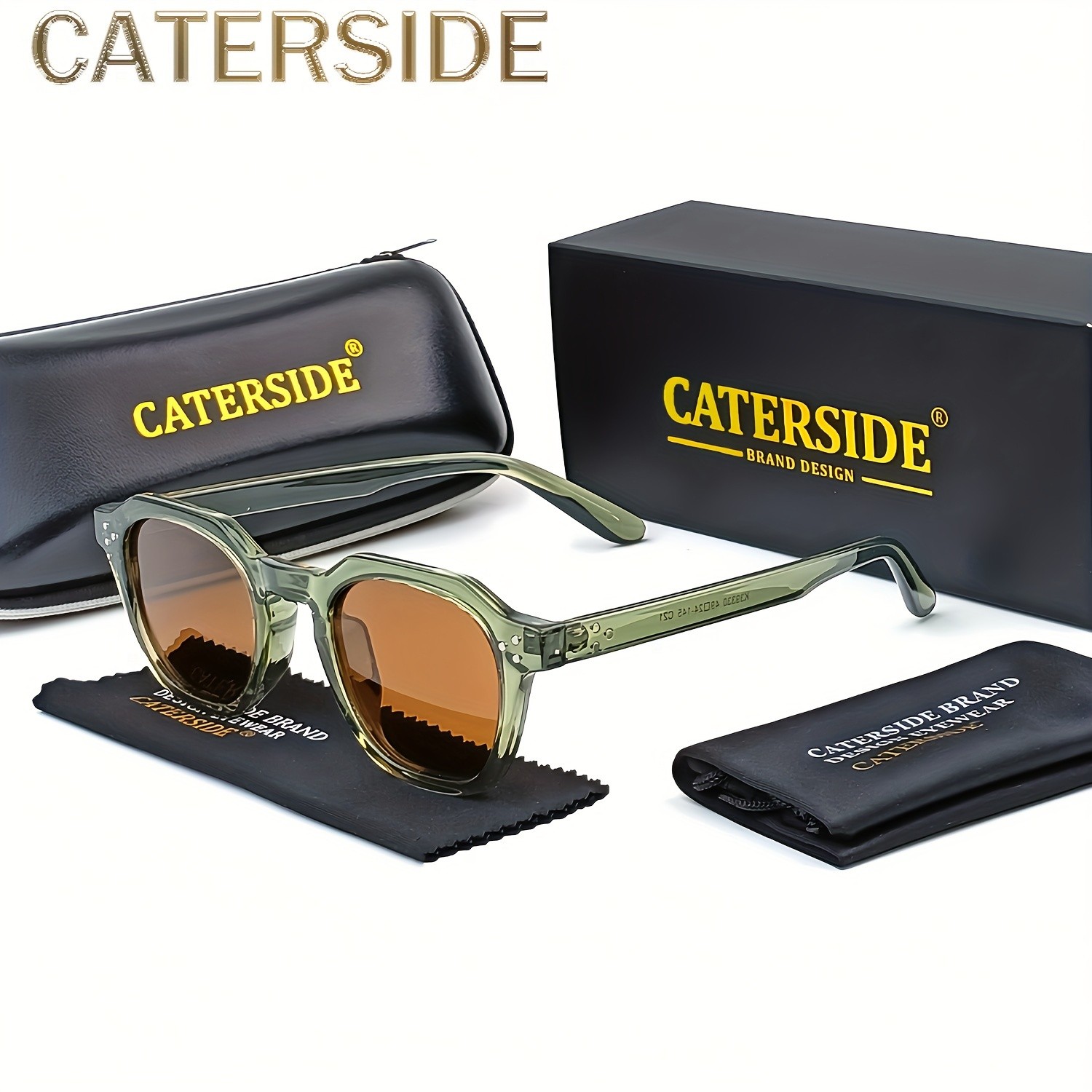 Caterside Vintage Style Polarized Fashion Glasses