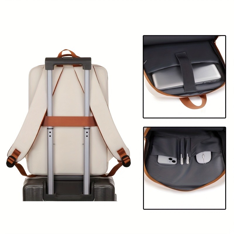 OGEHUAFEE Fashionable Laptop Backpack Lightweight, Stylish, and Perfect for Business and Travel